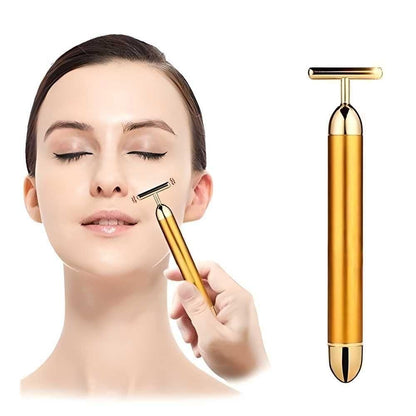 24k Gold Electric Facial Massager